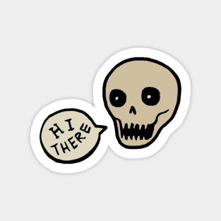 Talking skull Sticker